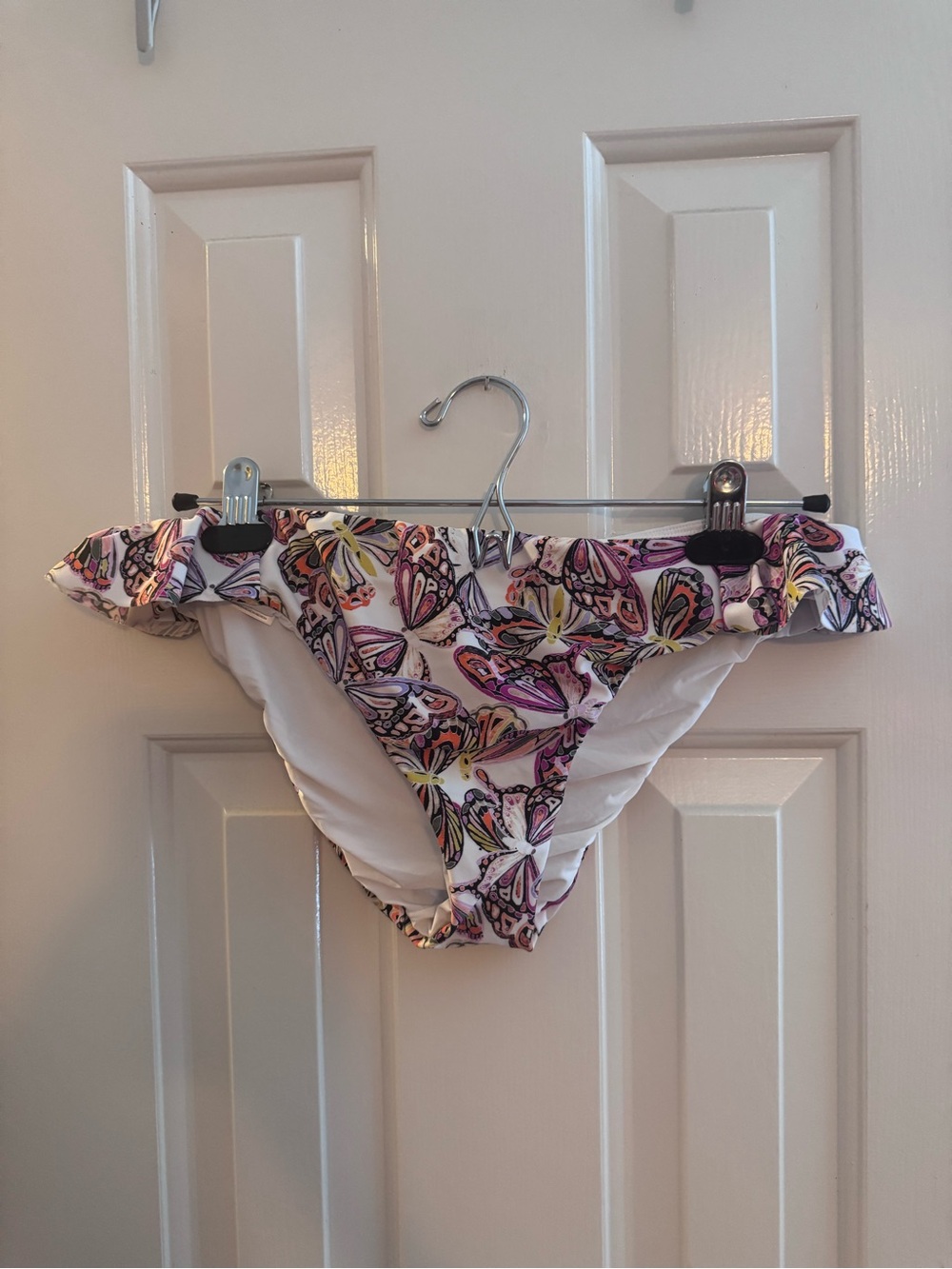Anthropologie Butterfly Print Bikini Bottoms Medium NWOT
